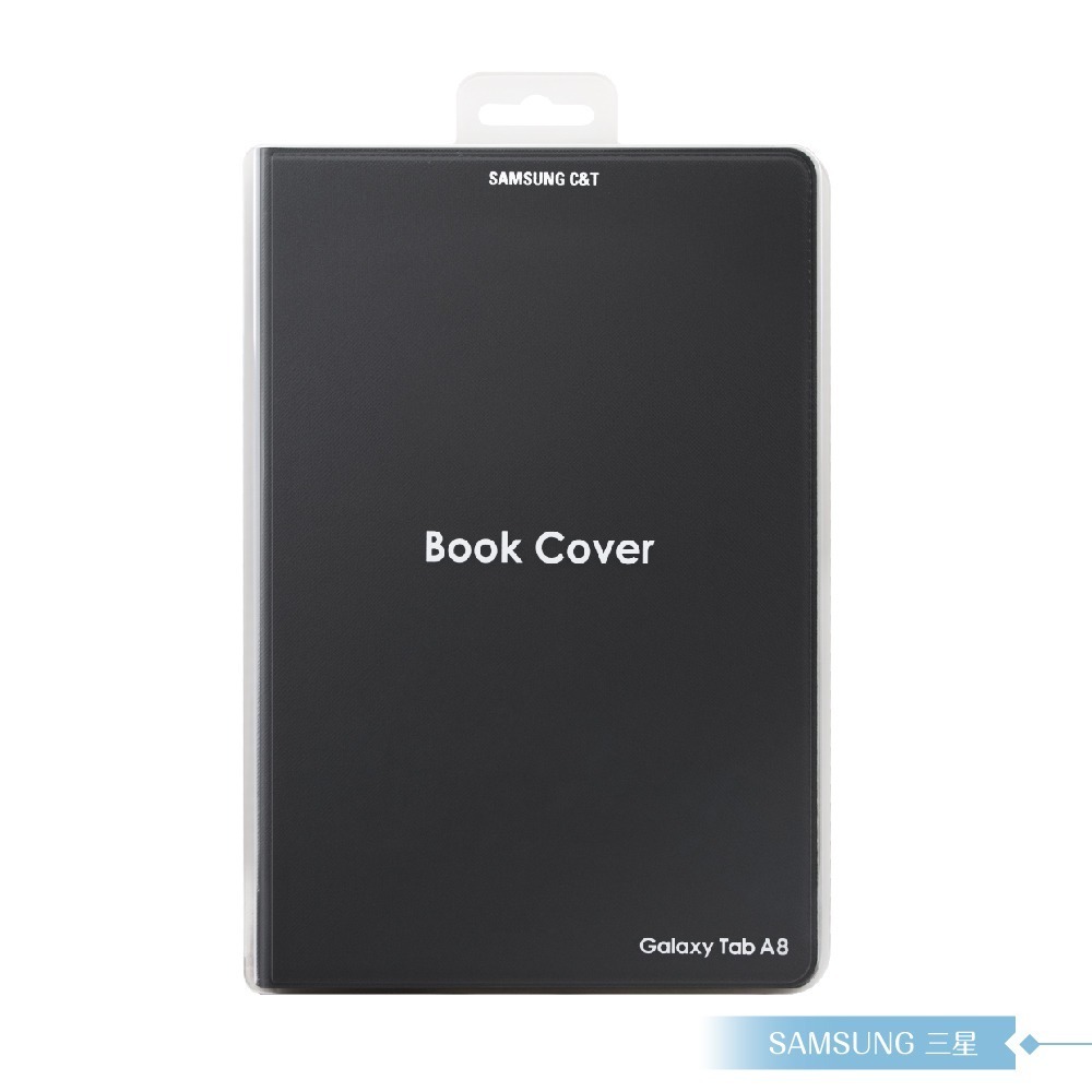 Samsung三星 原廠C&T ITFIT Galaxy Tab A8 X200/X205專用 書本式保護殼 - 黑-細節圖2