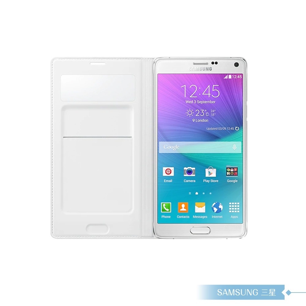 Samsung三星 原廠Galaxy Note4 N910專用 插卡式視窗透視感應皮套 S View保護套-細節圖4