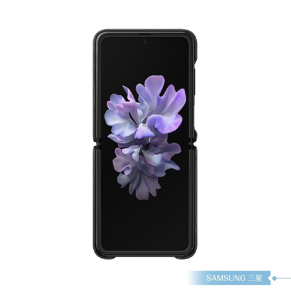 Samsung三星 原廠 Galaxy Z Flip 皮革背蓋【公司貨】EF-VF700-細節圖3