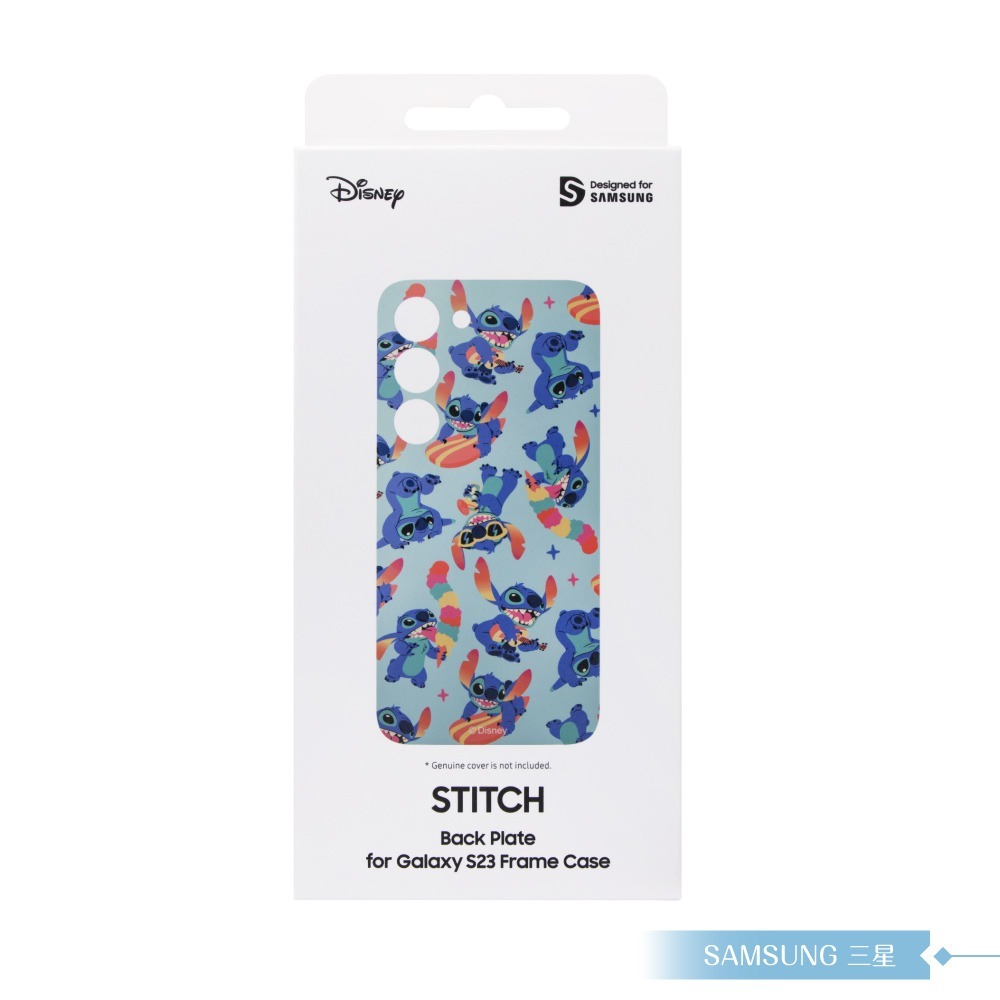 Samsung 三星 原廠公司貨 史迪奇 聯名背板 for Galaxy S23 邊框背蓋兩用保護殼 (盒裝)-細節圖2