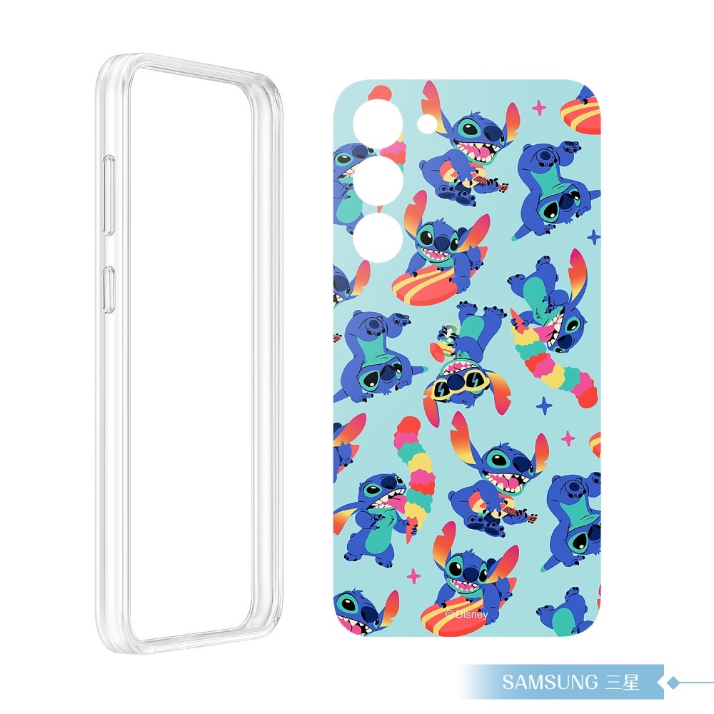 Samsung 三星 原廠公司貨 史迪奇 聯名背板 for Galaxy S23 邊框背蓋兩用保護殼 (盒裝)-細節圖6