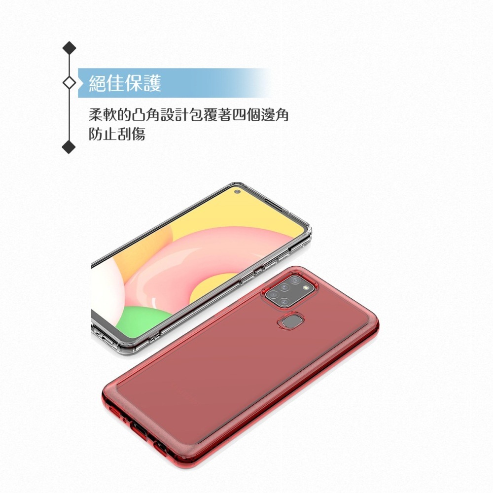 Samsung三星 原廠Galaxy A21s專用 TPU炫彩背蓋(台灣公司貨)-細節圖7