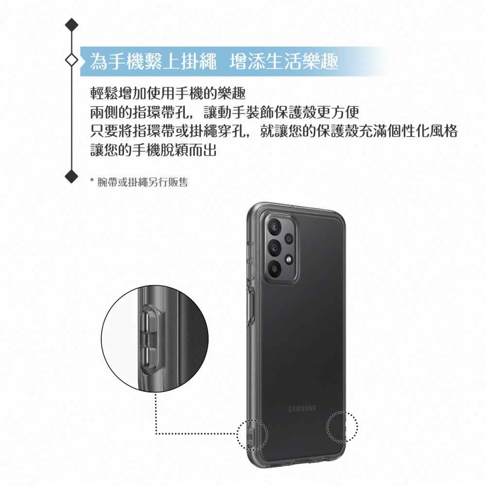 (買一送一)Samsung三星 原廠Galaxy A23 5G專用 透明保護殼 (公司貨)-細節圖7
