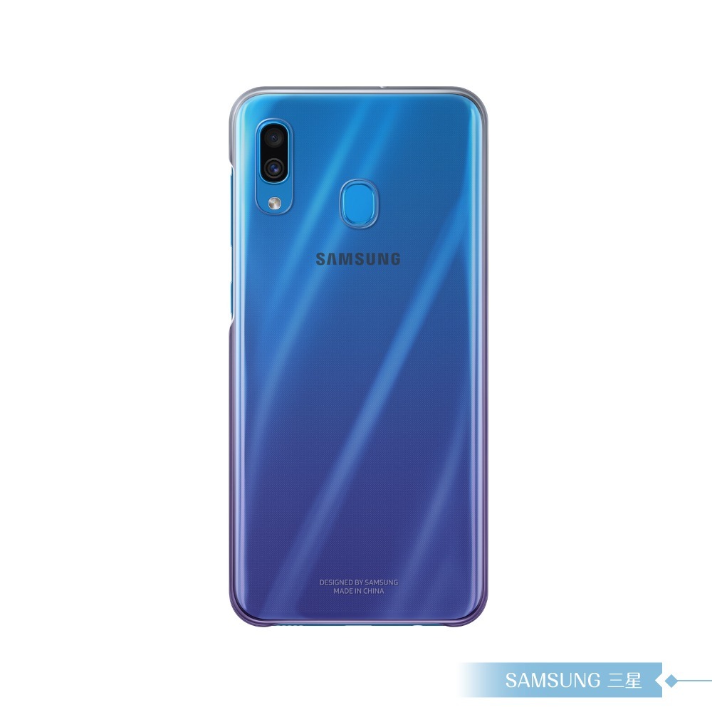 Samsung三星 原廠Galaxy A30專用 漸層透明防護背蓋【盒裝公司貨】-細節圖6
