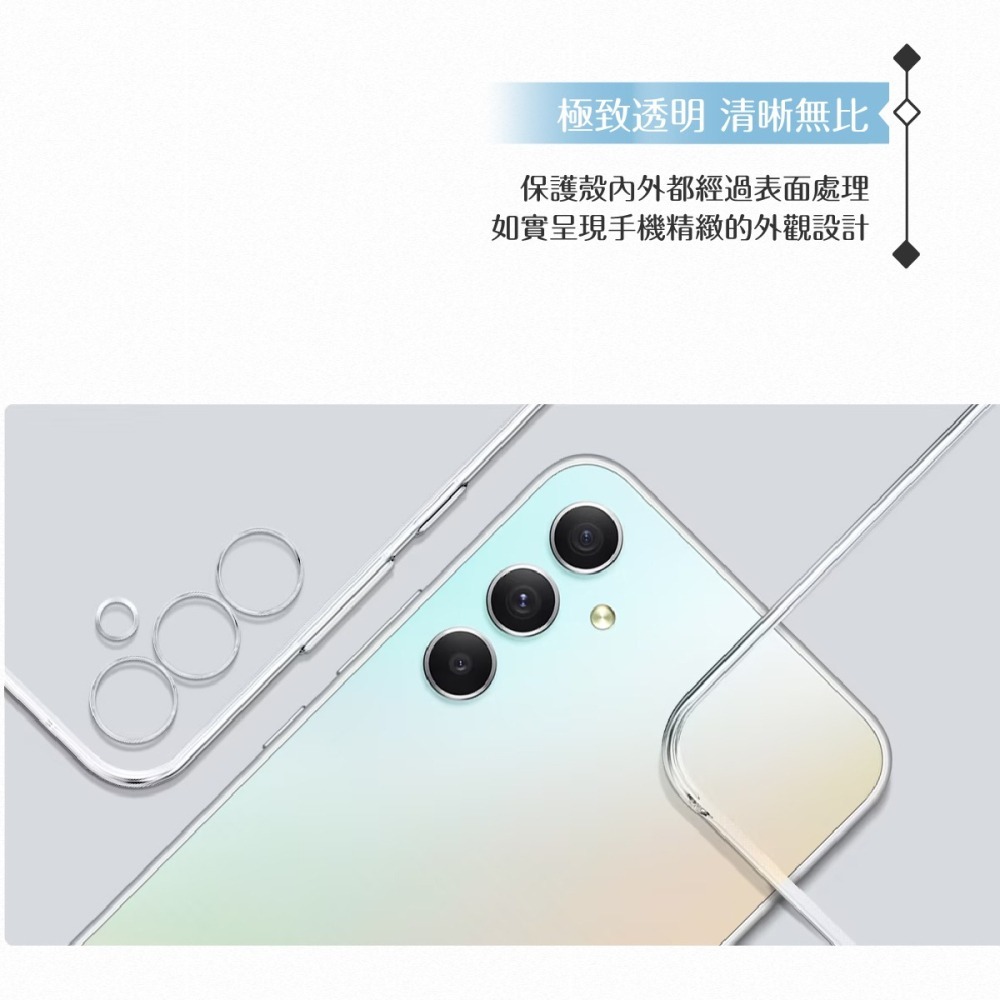 Samsung三星 原廠Galaxy A34 5G專用 透明保護殼 EF-QA346 (公司貨)-細節圖9
