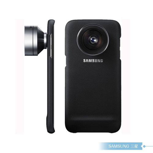 Samsung三星 原廠Galaxy S7 edge專用 鏡頭式背蓋組 真皮質感 防震薄型保護套 防護硬殼