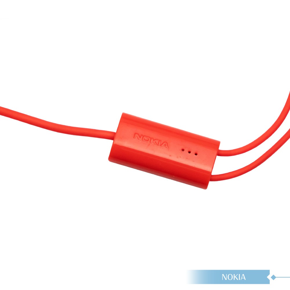 NOKIA 原廠 WH-108 高品質平耳式耳機 (3.5mm) - 紅-細節圖3