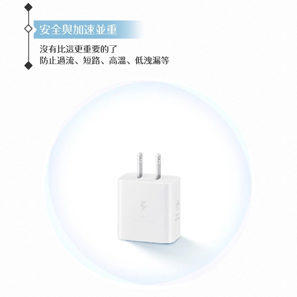 Samsung 正原廠新款盒裝 25W Type C 超快速充電器EP-T2510 (for Fold7 Flip7)-細節圖7