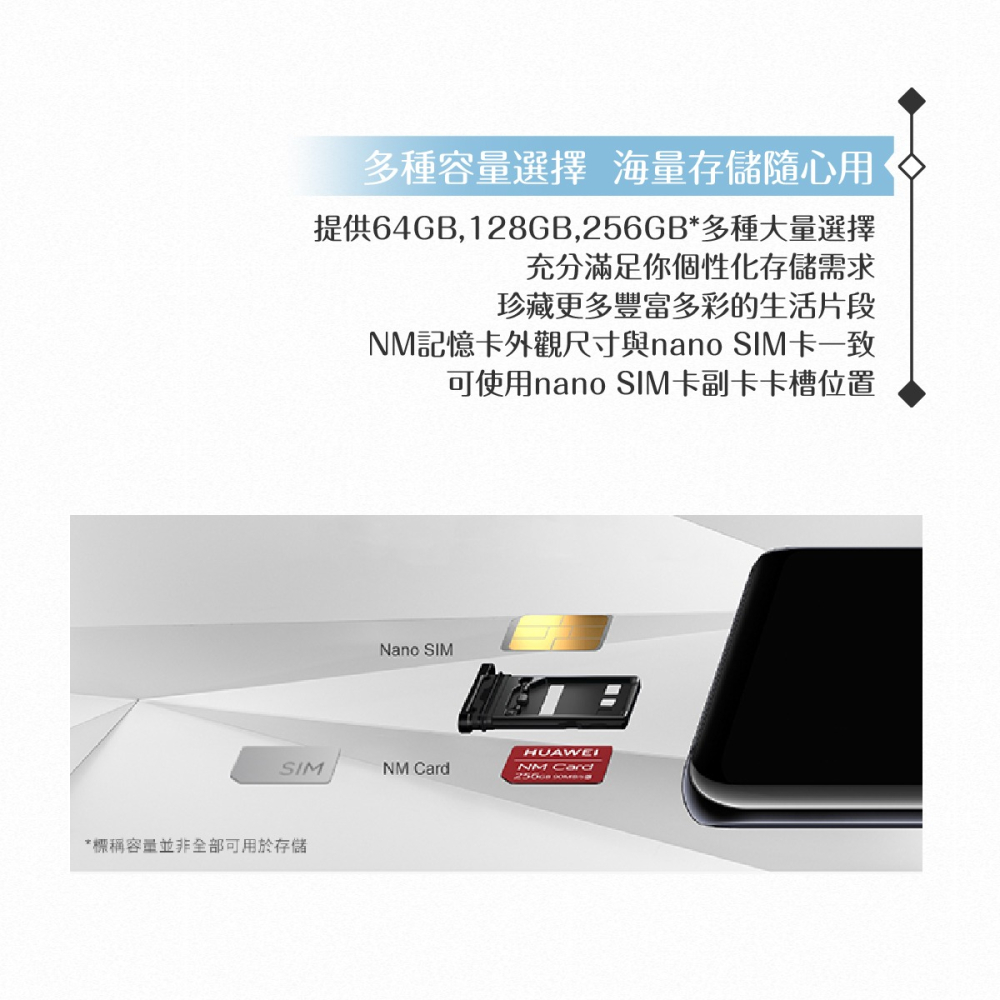 Huawei華為 原廠 NM Card儲存卡128G【全新盒裝】/記憶卡 /存儲卡-細節圖6