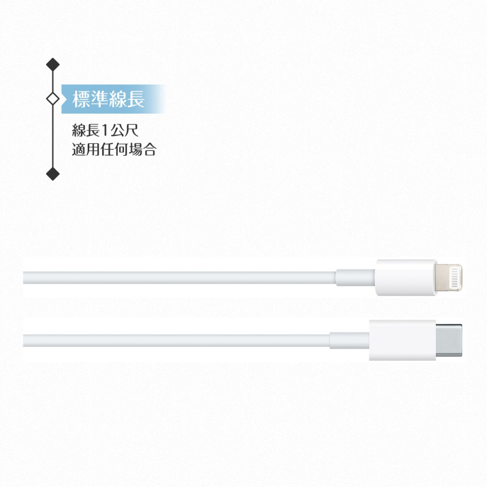 【2入組-APPLE蘋果適用】USB-C 對 Lightning連接線 - 1公尺 / iPhone11 Pro系列-細節圖7