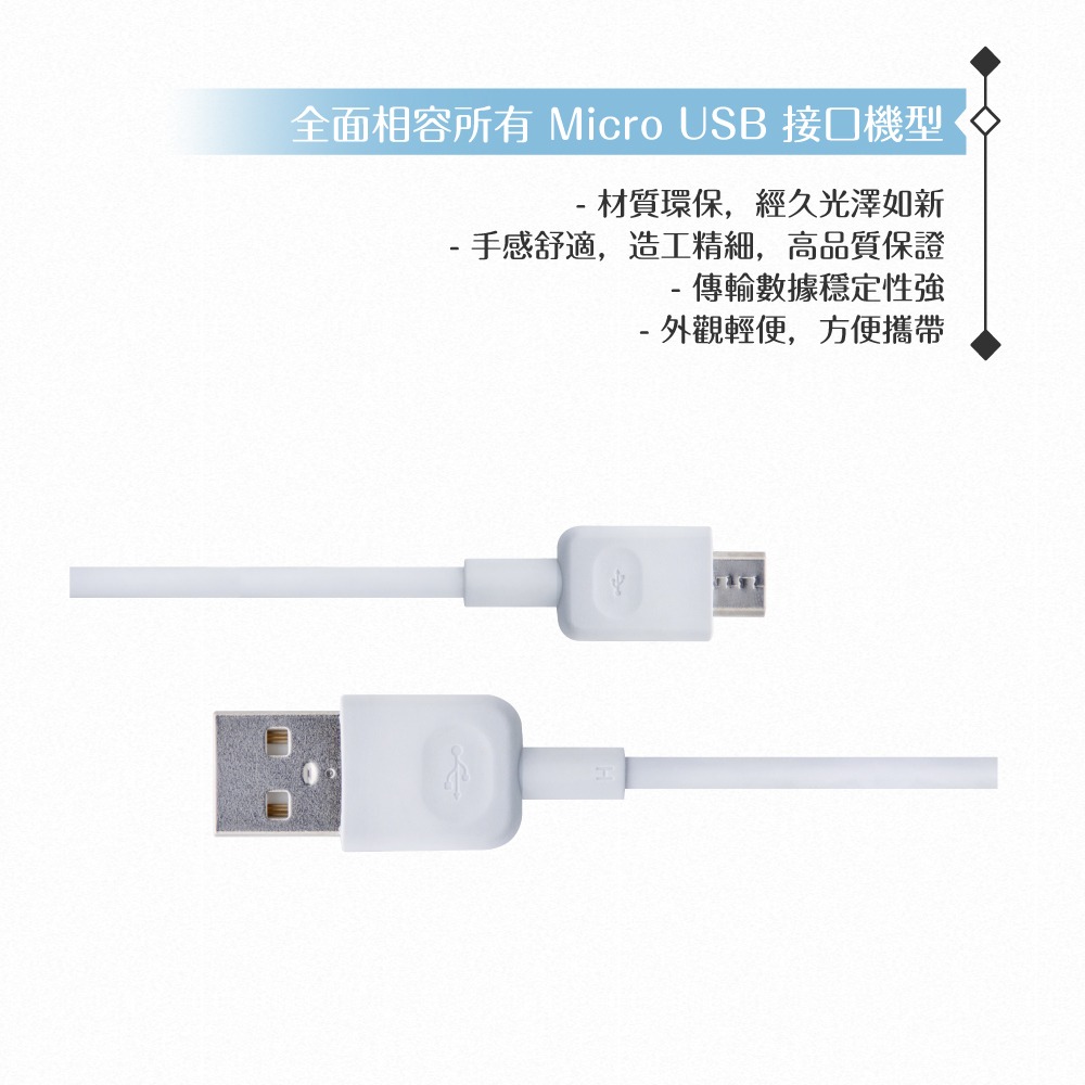 Huawei華為 2入組 原廠 1A Micro USB 充電線-盒裝拆售款 (100cm)-細節圖9