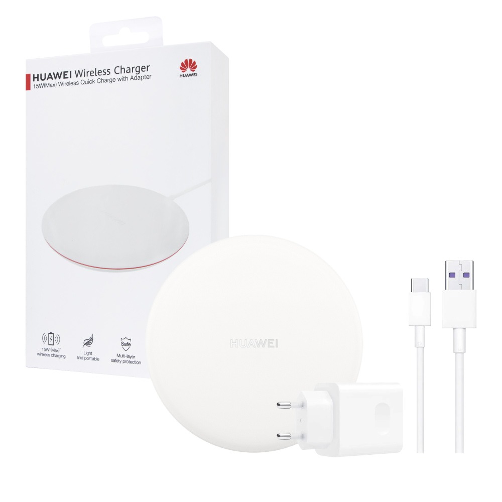 Huawei華為 原廠公司貨CP60 15W無線充電板 - 內附英規充電器+Type C線【盒裝】-細節圖2