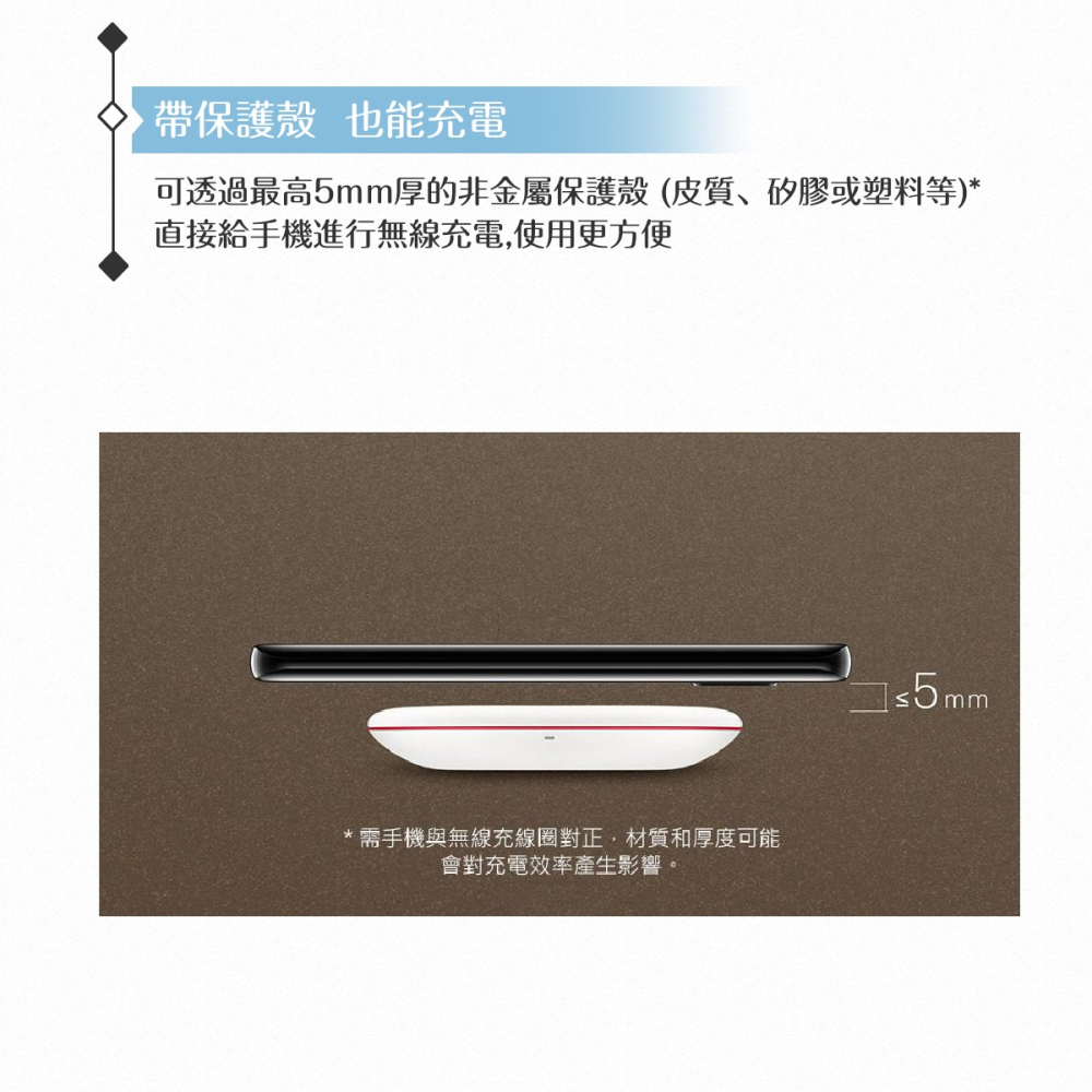 Huawei華為 原廠 15W無線充電板(CP60) 內附英規充電器+Type C線【盒裝】-細節圖9