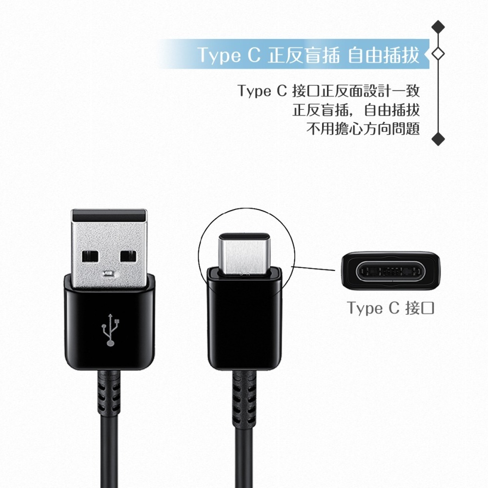 Samsung for Galaxy A 三星製造 Type C to USB 快充數據線 (密封裝)-細節圖8