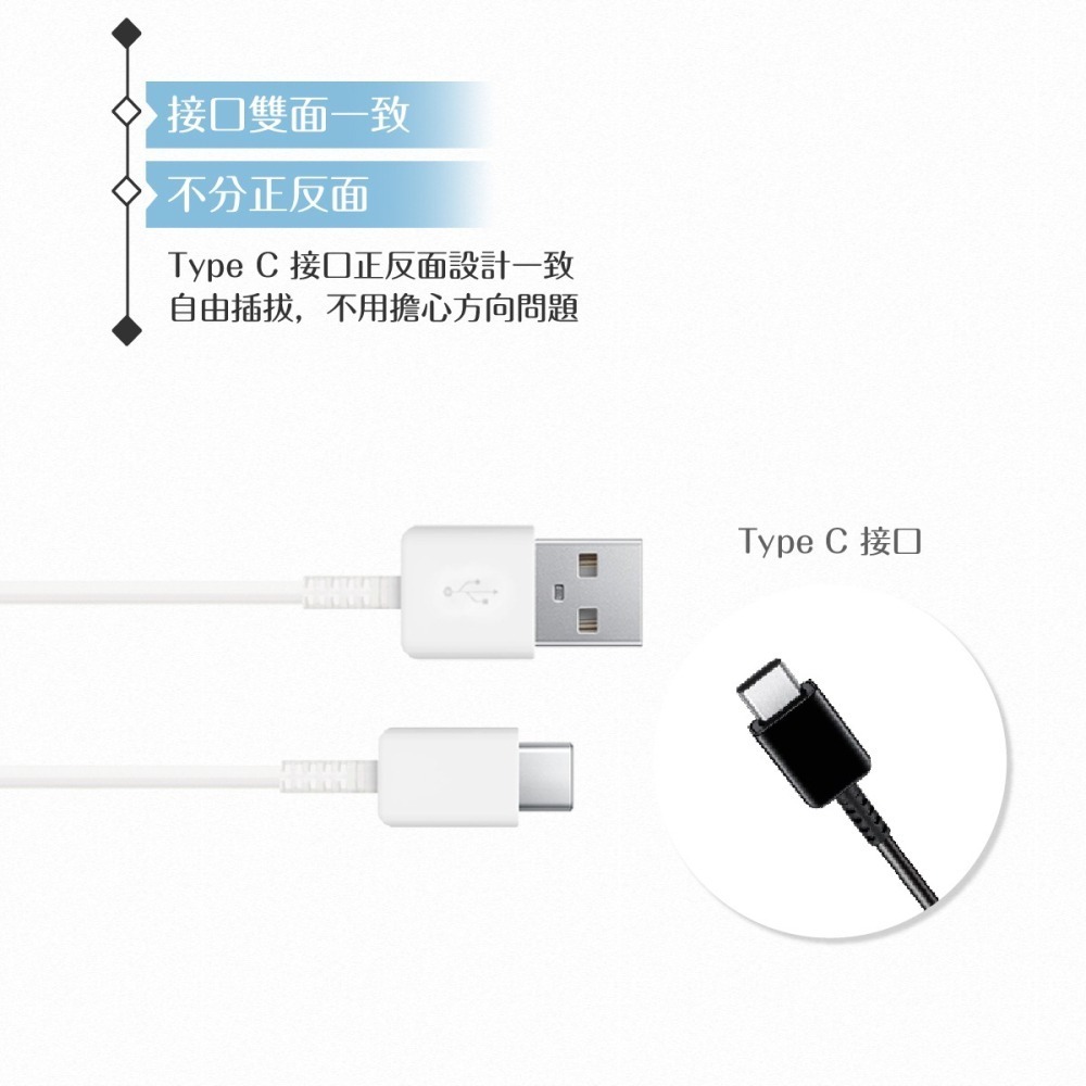 【2入】Samsung 三星製造 Type C to USB 快充線 (密封裝)-細節圖10