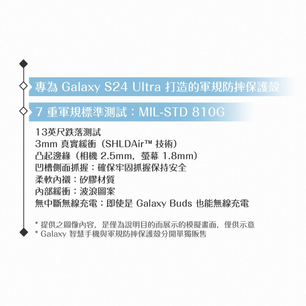 Samsung SHLDAir 三星原廠公司貨 S24 Ultra 軍規防摔保護殼 FPS928 (盒裝)-細節圖6