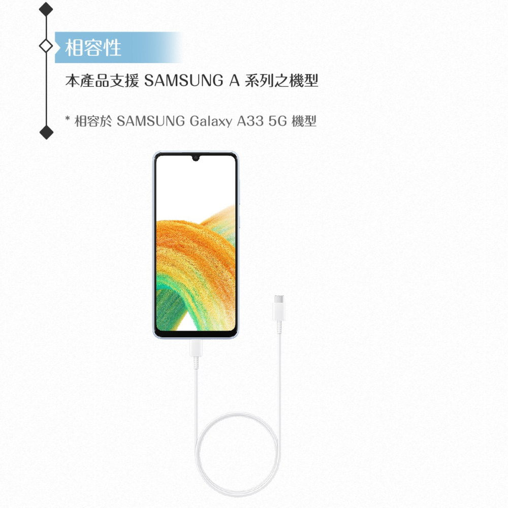 【2入】Samsung for Galaxy A 三星製造 Type C to Type C 快充數據線 (密封裝)-細節圖7
