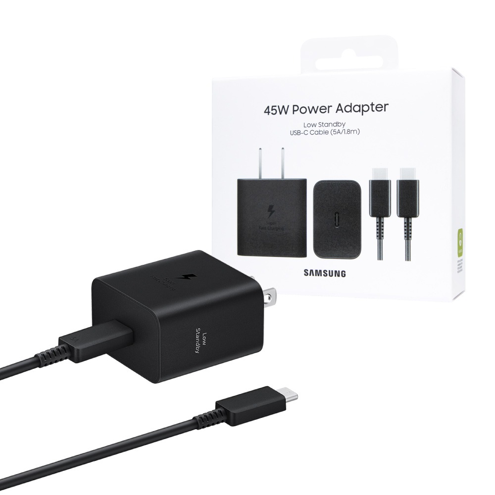 Samsung T4511新款 原廠盒裝組/45W 閃充+5A 雙Type C線1.8m (for S25 S24系列)-細節圖2