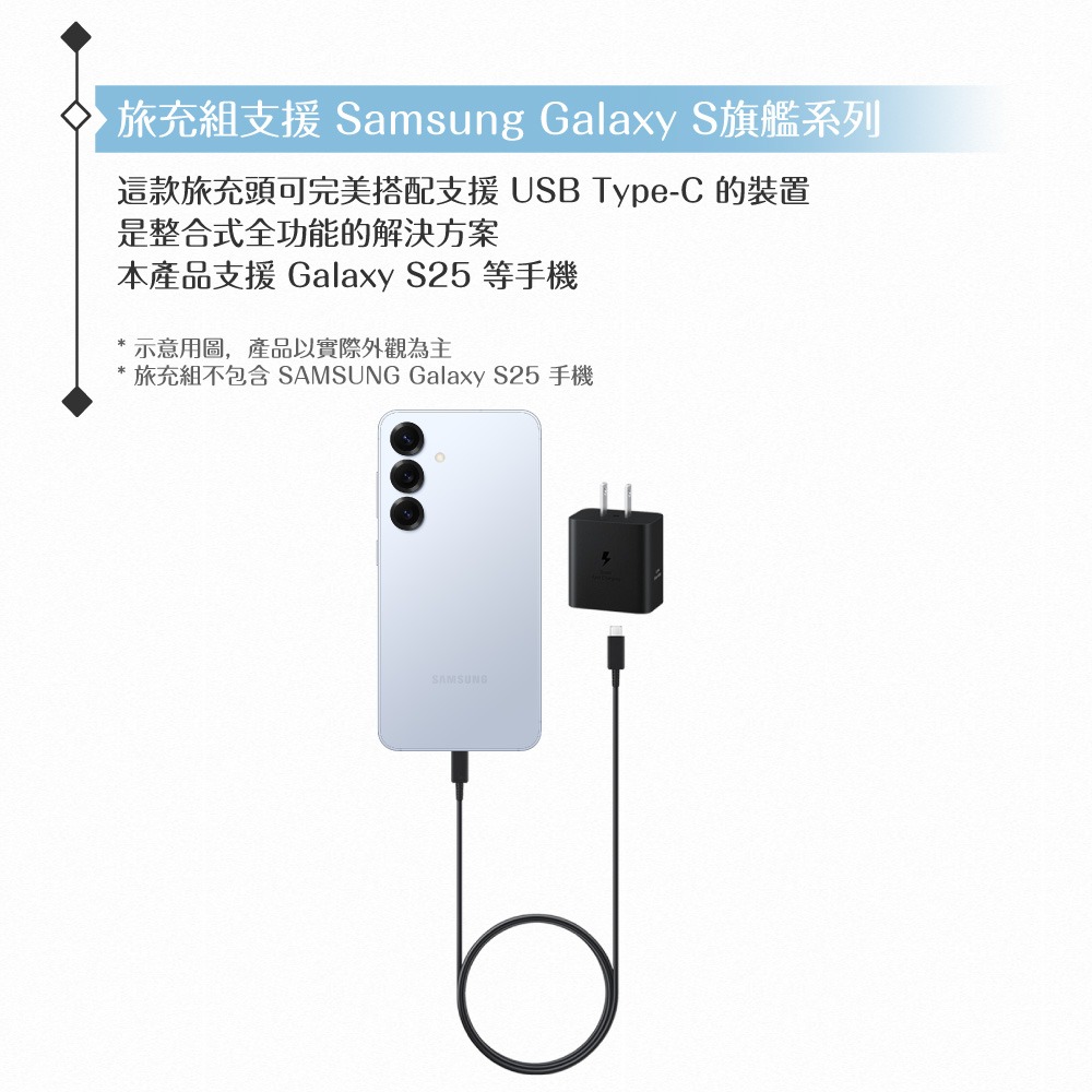 Samsung T4511新款 原廠盒裝組/45W 閃充+5A 雙Type C線1.8m (for S25 S24系列)-細節圖9