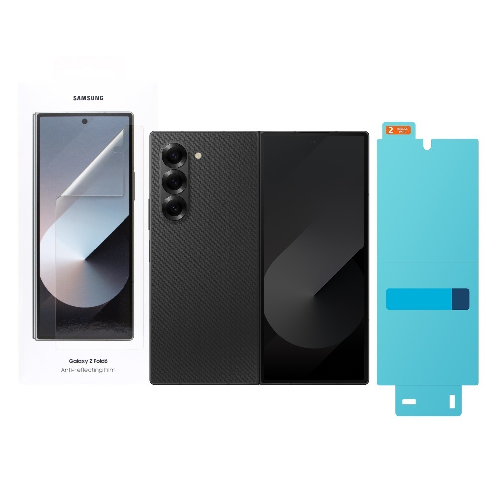 Samsung 三星 原廠公司貨 Z Fold6 抗反光螢幕保護貼 UF956 - 內含2片保護貼 (盒裝)-細節圖2