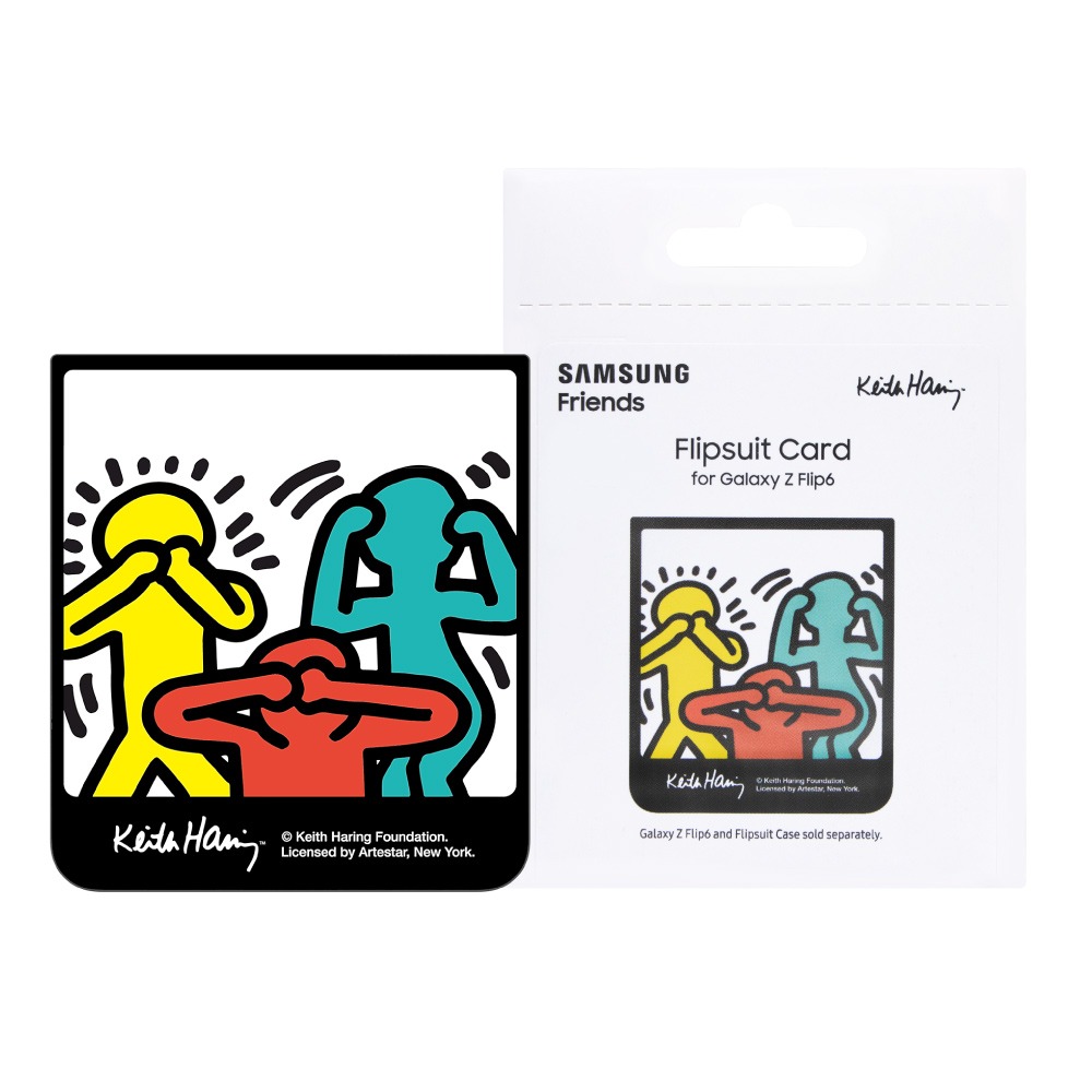 Samsung三星 原廠包裝 Keith Haring感應卡-Photo(for Z Flip6 & Z Flip5)-細節圖2