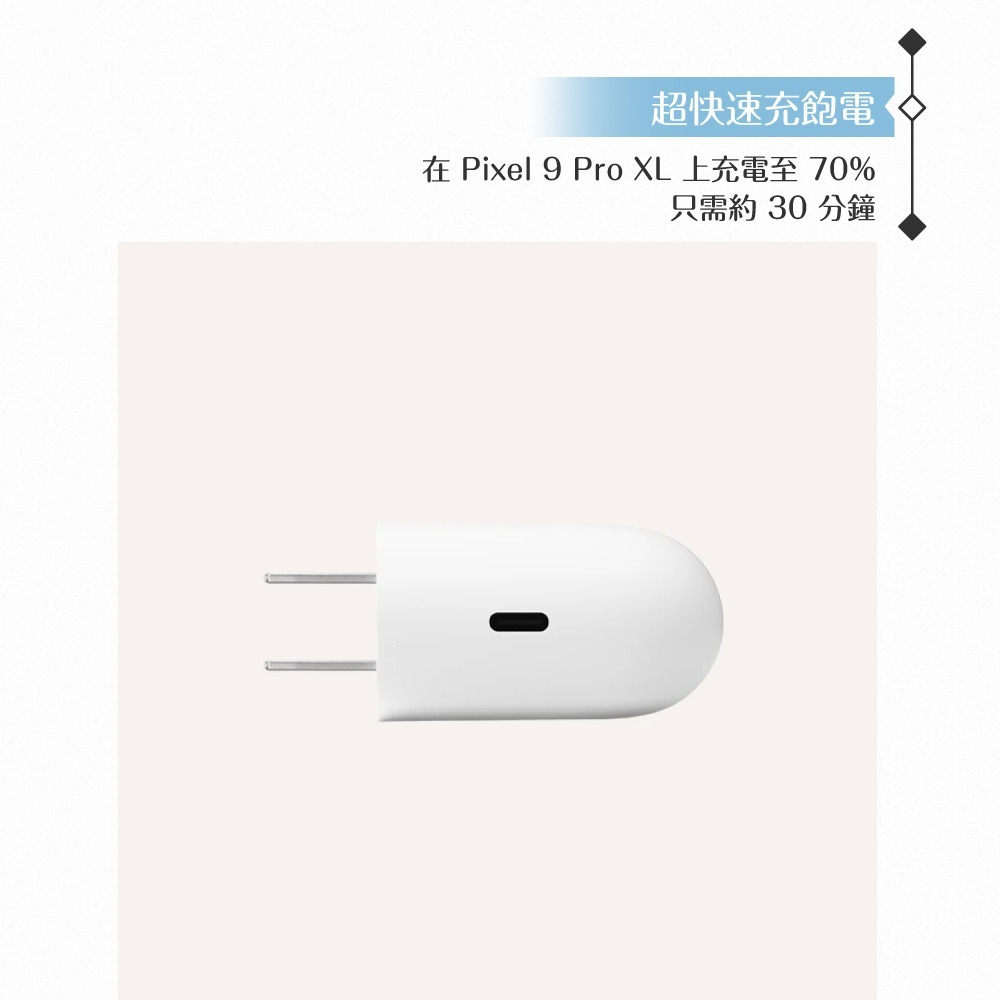 Google 原廠公司貨 45W USB-C 充電器 / Pixel 系列 (盒裝)-細節圖8