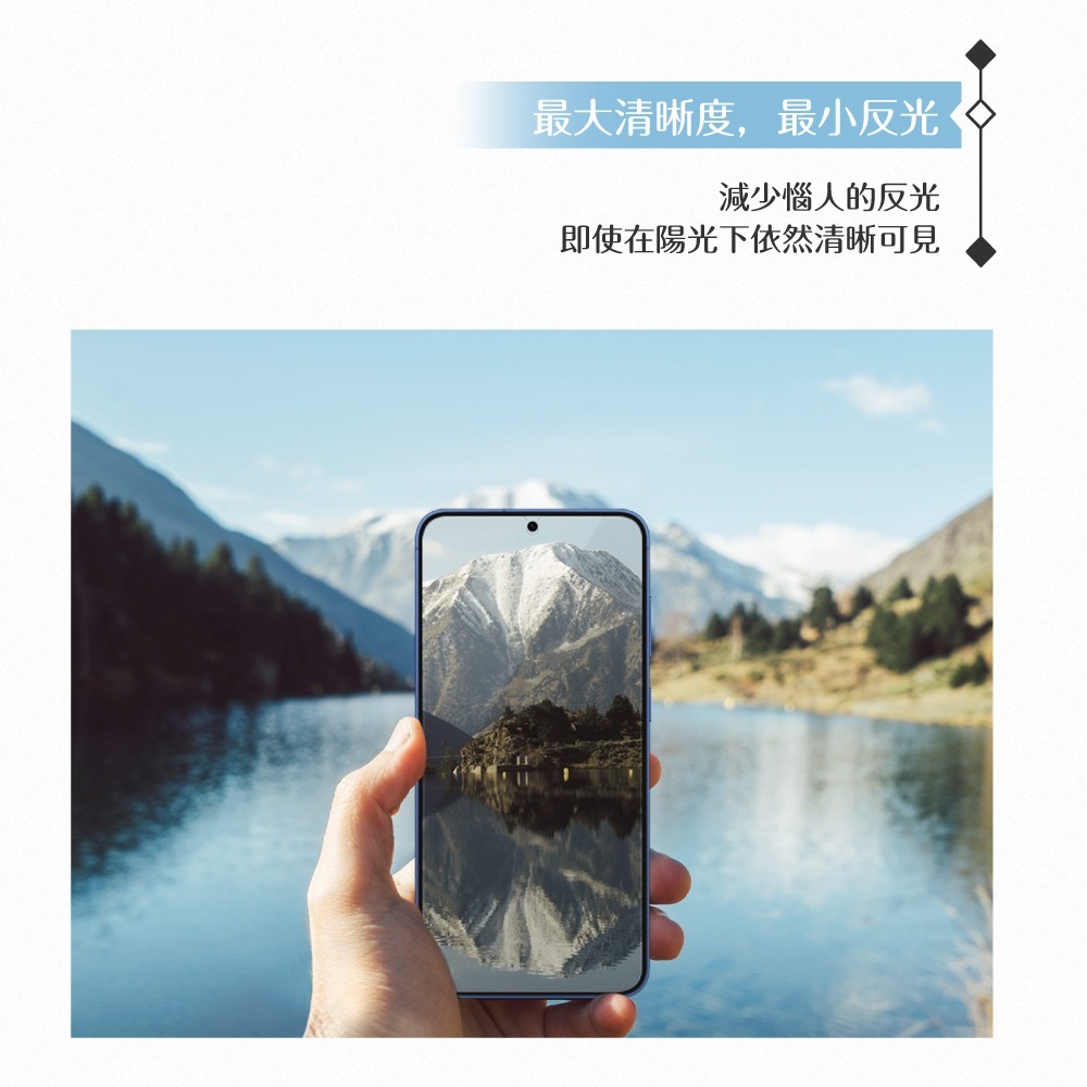 Samsung 三星 原廠公司貨 Galaxy S25+ 抗反光螢幕保護貼 US936 (盒裝)-細節圖8