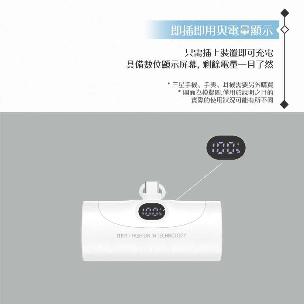 Samsung 三星 原廠公司貨 ITFIT 20W 快充行動電源 5000mAh / ITPW30 (盒裝)-細節圖9
