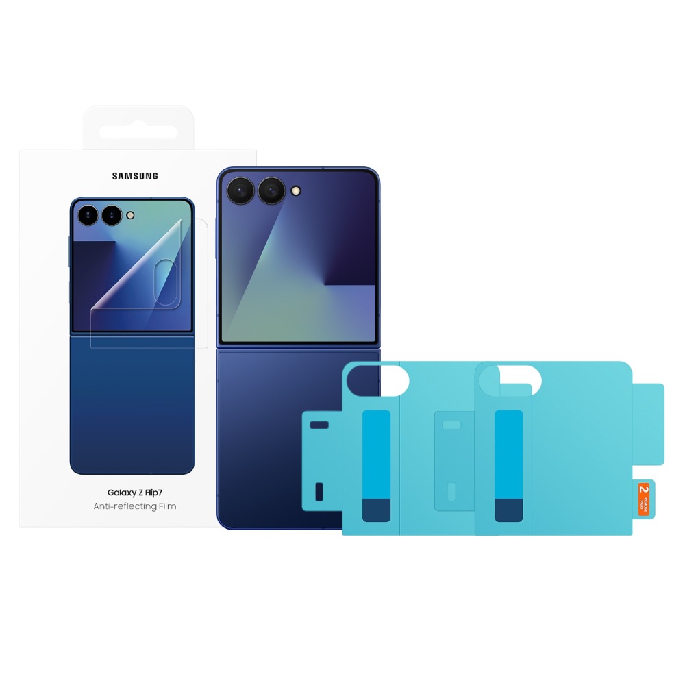 Samsung 三星 原廠公司貨 Z Flip7 抗反光螢幕保護貼 UF766 (盒裝)-細節圖2