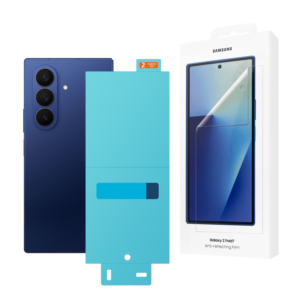 Samsung 三星 原廠公司貨 Z Fold7 抗反光螢幕保護貼 UF966 - 內含2片保護貼 (盒裝)-細節圖2
