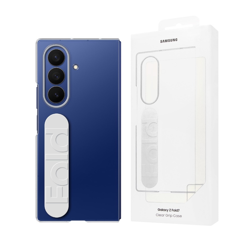 Samsung 三星 原廠公司貨 Z Fold7 透明保護殼 - 附指環帶/保貼, QF966 (盒裝)-細節圖2