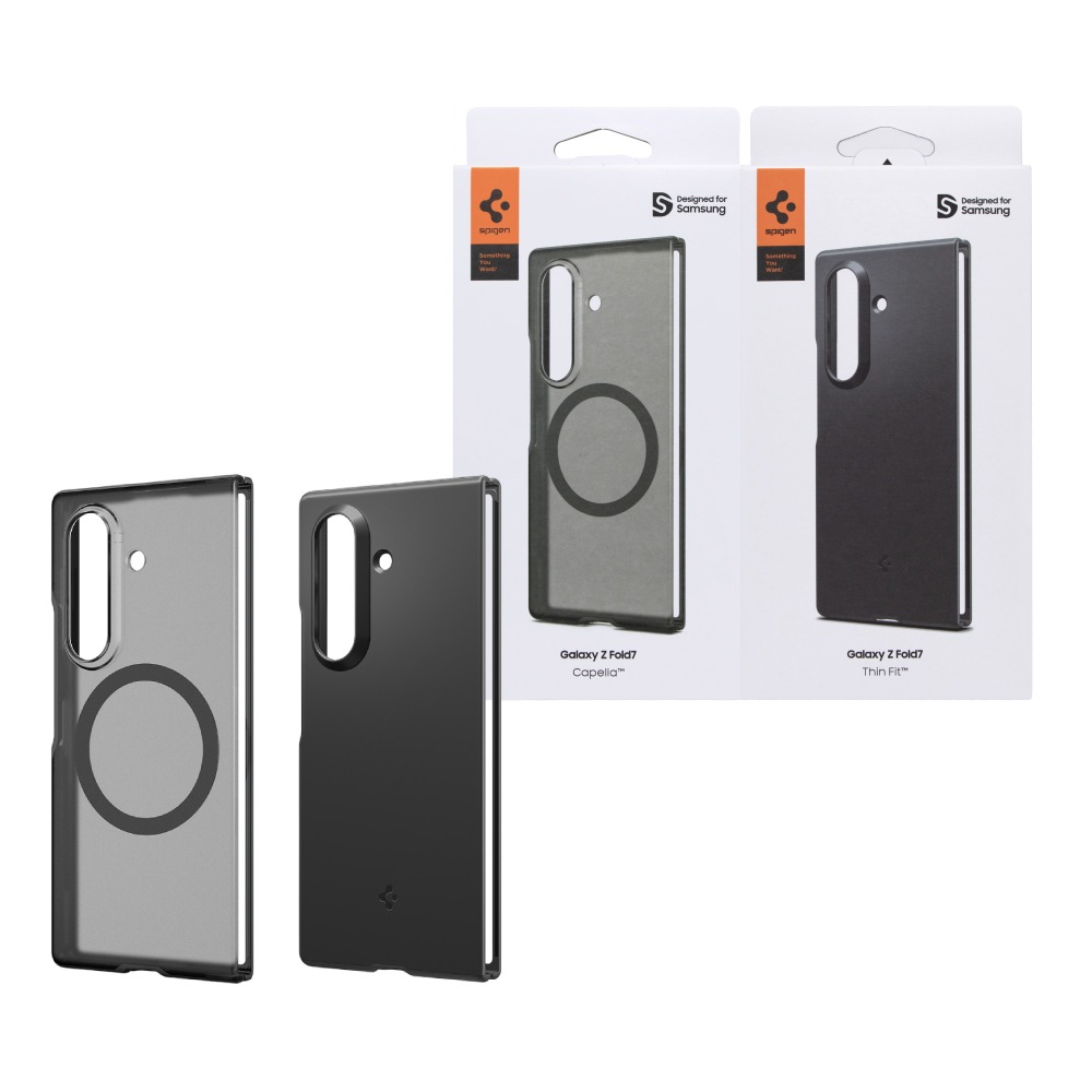 Samsung 三星 原廠公司貨 Z Fold7 Spigen ThinFit 超薄 / Capella 霧面磁吸保護殼-細節圖2