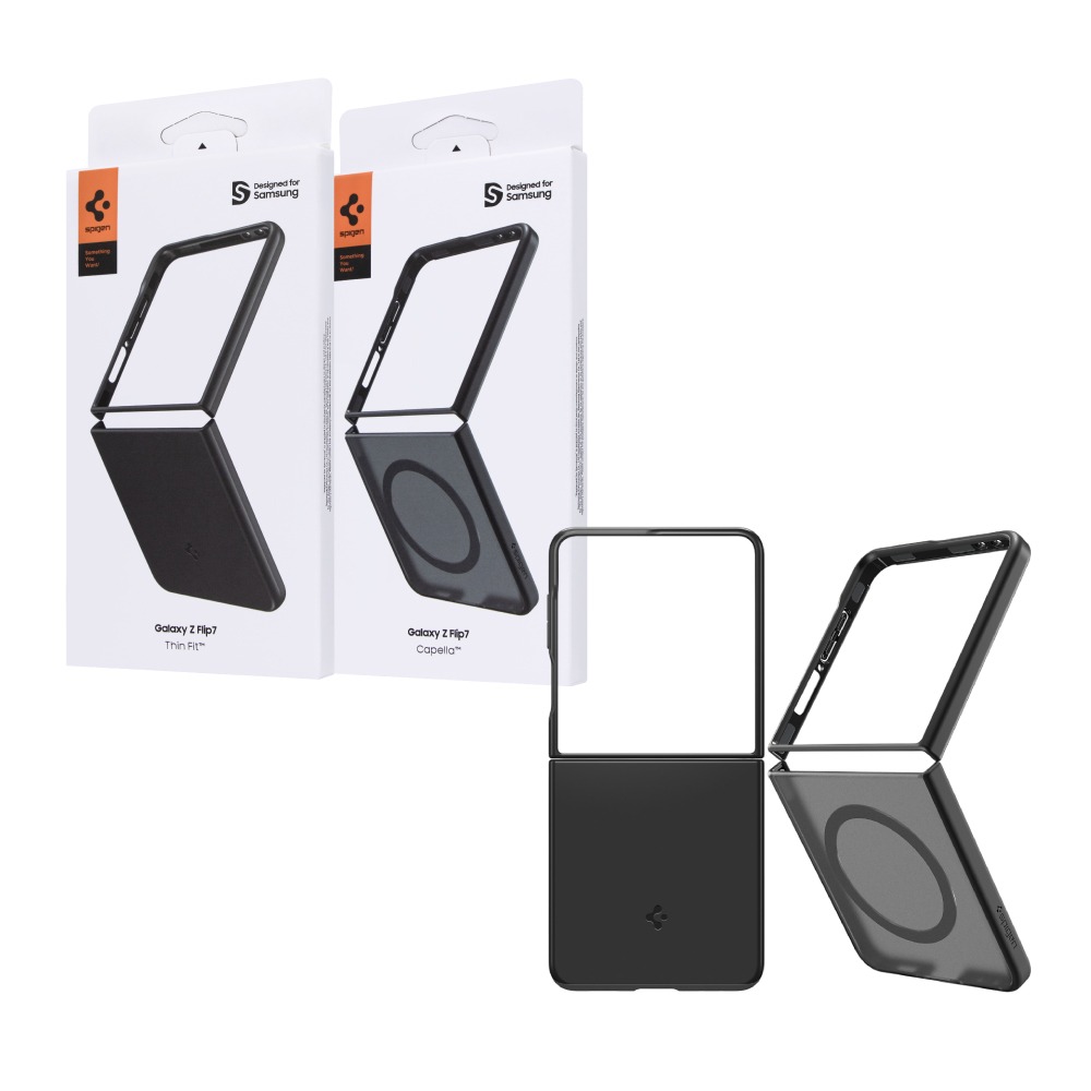Samsung 三星 原廠公司貨 Z Flip7 Spigen ThinFit 超薄 / Capella 霧面磁吸保護殼-細節圖2