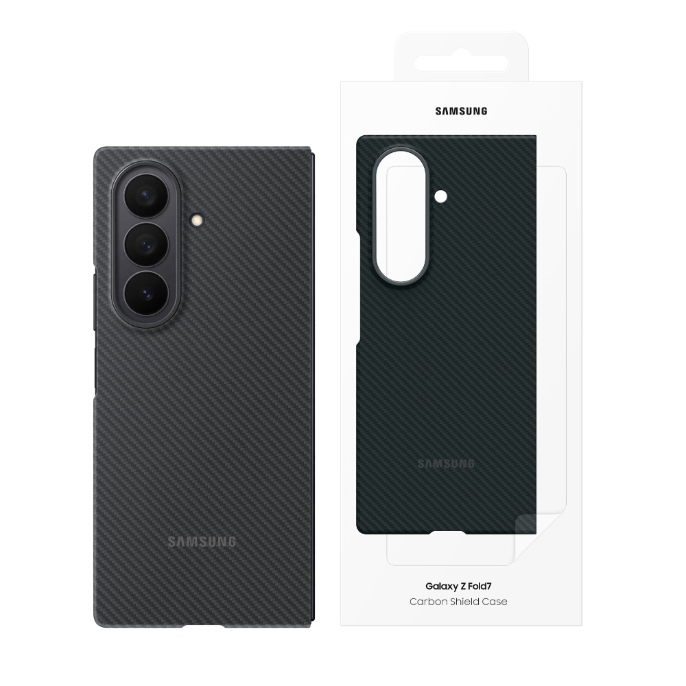 Samsung 三星 原廠公司貨 Z Fold7 碳纖維防摔保護殼 - 附保貼, XF966 (盒裝)-細節圖2