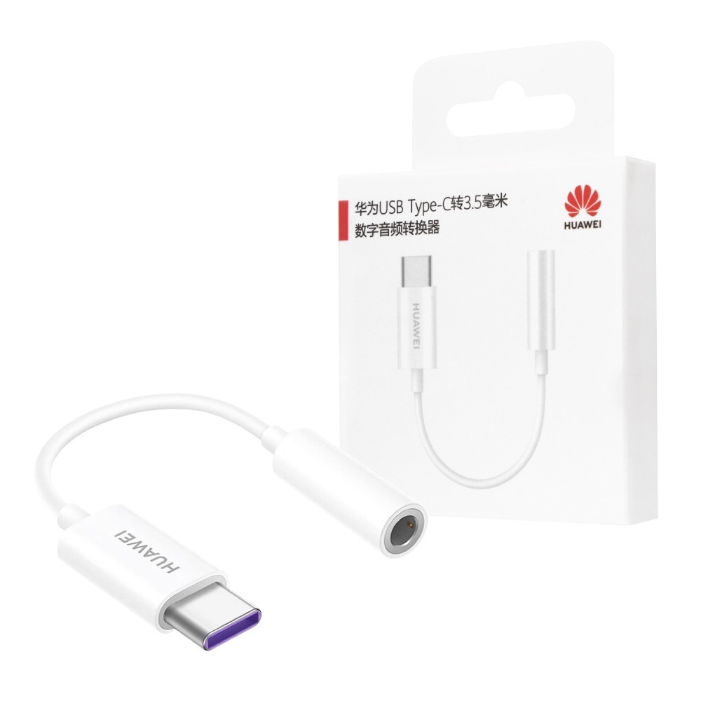 Huawei華為 原廠盒裝 Type-C to 3.5mm 數字音頻 / 耳機插孔轉接器 (LOH-C00)-細節圖2