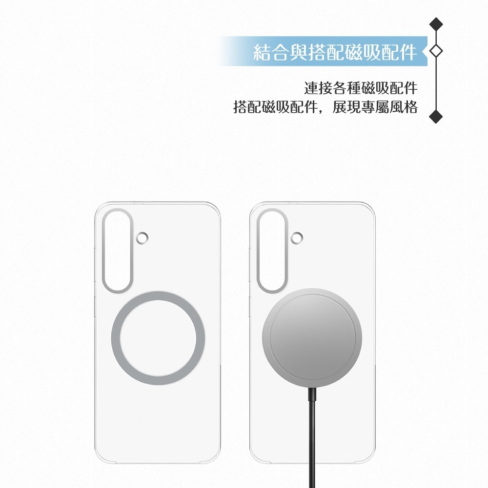 Samsung 三星 原廠公司貨 Galaxy S25 FE 透明磁吸保護殼 FFS731 (盒裝)-細節圖8