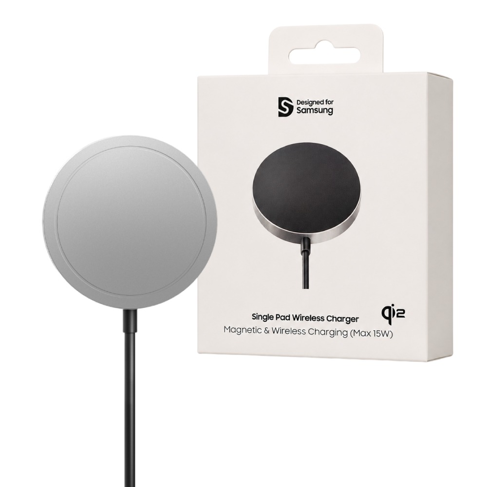 Samsung 三星 原廠公司貨PWU025 / 15W 無線充電器1.5m -需搭配磁吸保護殼 (盒裝)-細節圖2