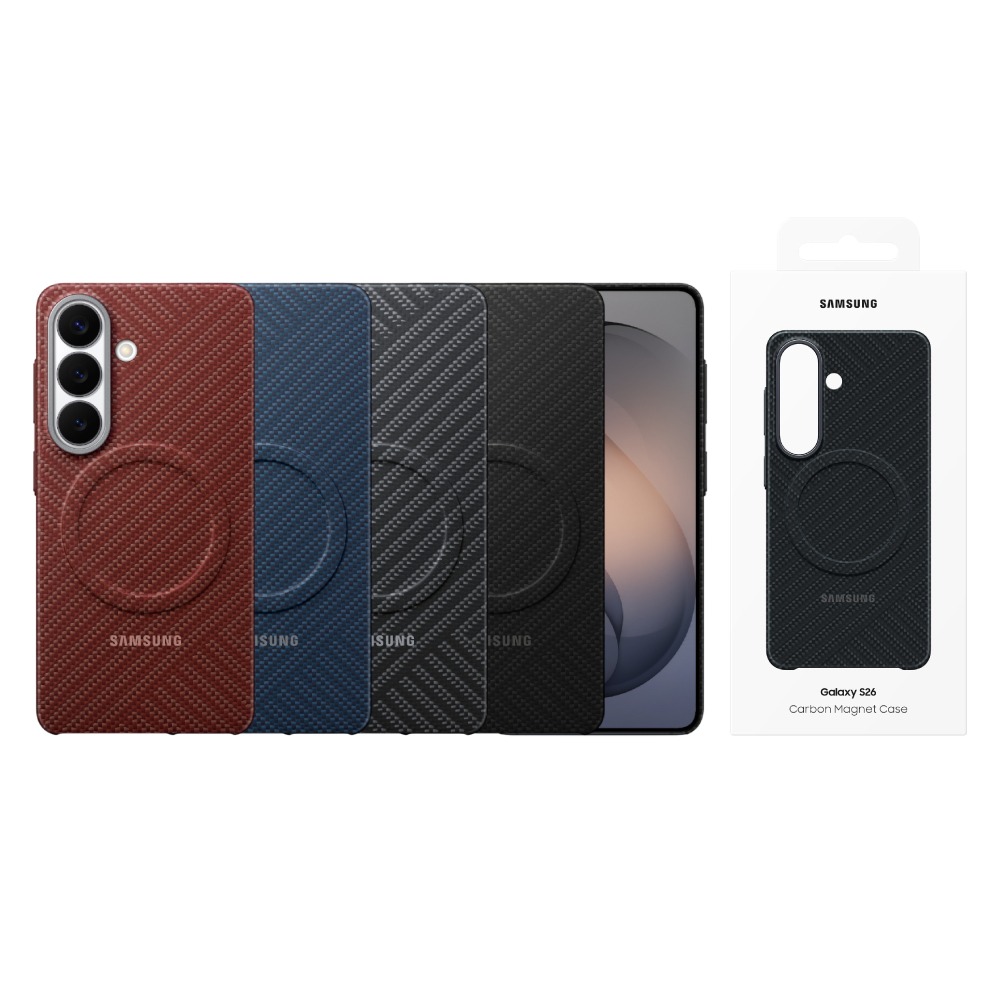 Samsung 三星 原廠公司貨 Galaxy S26 碳纖維磁吸保護殼 KS942 (盒裝)-細節圖2