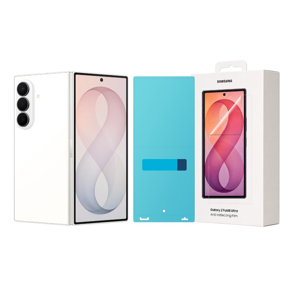 Samsung三星 原廠公司貨 Galaxy Z Fold8 Ultra 抗反光螢幕保護貼UF976 -內含2片(盒裝)-細節圖2