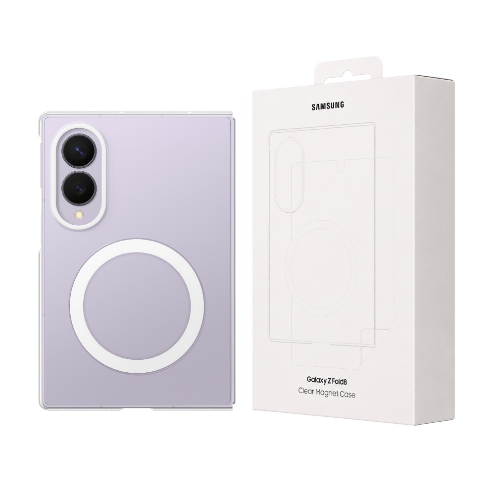Samsung 三星 原廠公司貨 Galaxy Z Fold8 透明磁吸保護殼 - 附保貼, CF971 (盒裝)-細節圖2