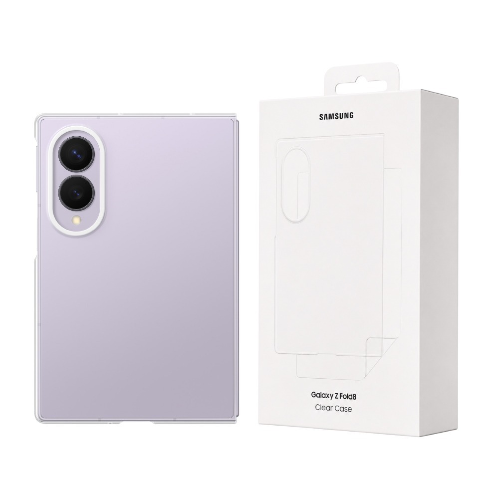 Samsung 三星 原廠公司貨 Galaxy Z Fold8 透明保護殼 - 附保貼, QF971 (盒裝)-細節圖2