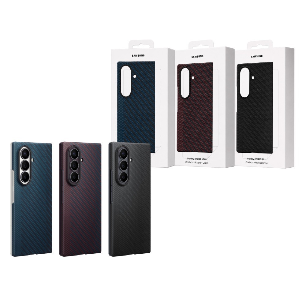 Samsung三星 原廠公司貨 Galaxy Z Fold8 Ultra 碳纖維磁吸保護殼-附保貼,KF976 (盒裝)-細節圖2
