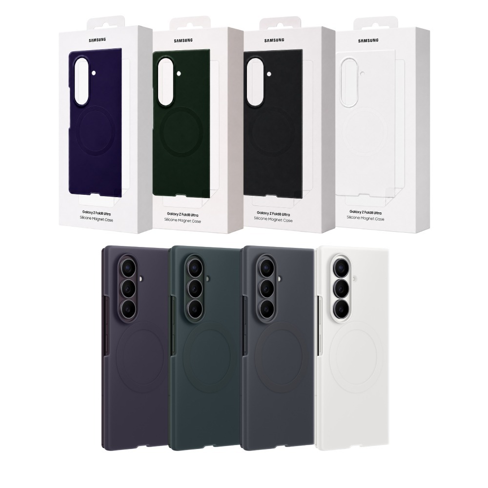 Samsung三星 原廠公司貨 Galaxy Z Fold8 Ultra 矽膠磁吸保護殼-附保貼, EF976 (盒裝)-細節圖2