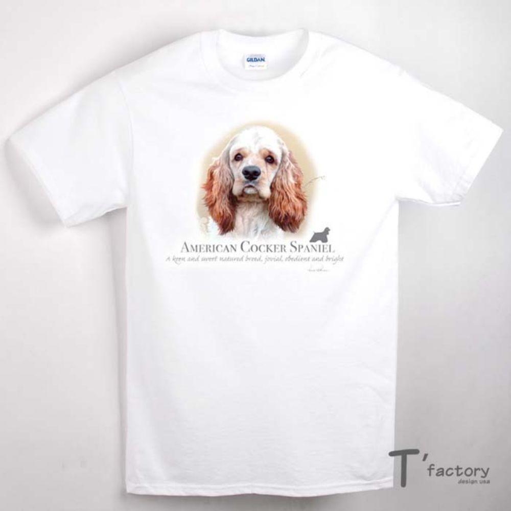 【T＇factory】自有品牌T恤 美國可卡犬 100%純美國棉GILDAN Tee  S/M/L號 現貨-細節圖2