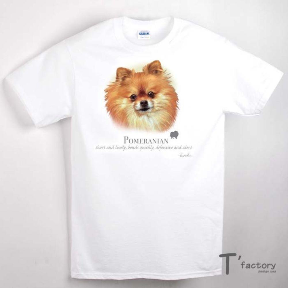 【T＇factory】自有品牌T恤 博美犬 100%純美國棉GILDAN Tee  S/M/L號 現貨-細節圖2