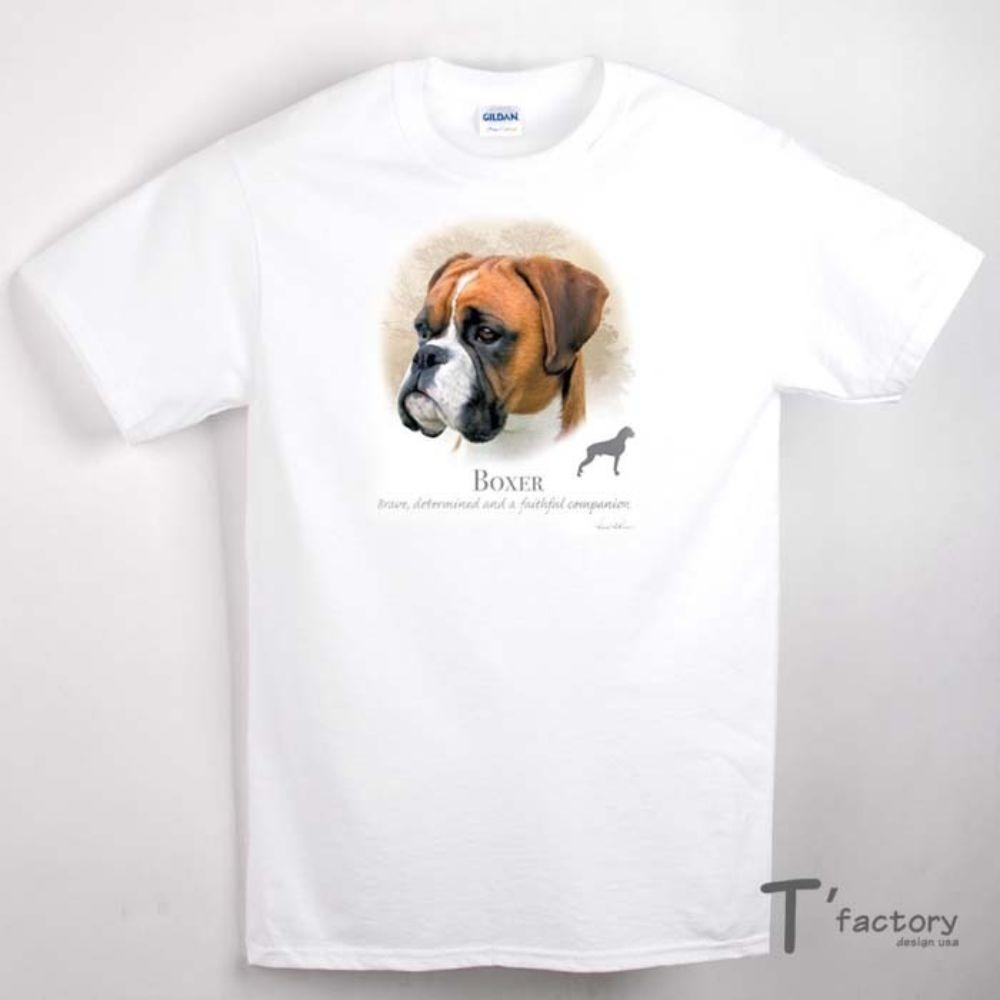 【T＇factory】自有品牌T恤 拳師犬 100%純美國棉GILDAN Tee  S/M/L號 現貨-細節圖2