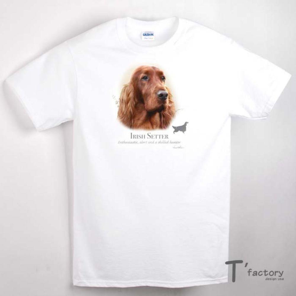 【T＇factory】自有品牌T恤 愛爾蘭雪達犬 100%純美國棉GILDAN Tee  S/M/L號 現貨-細節圖2