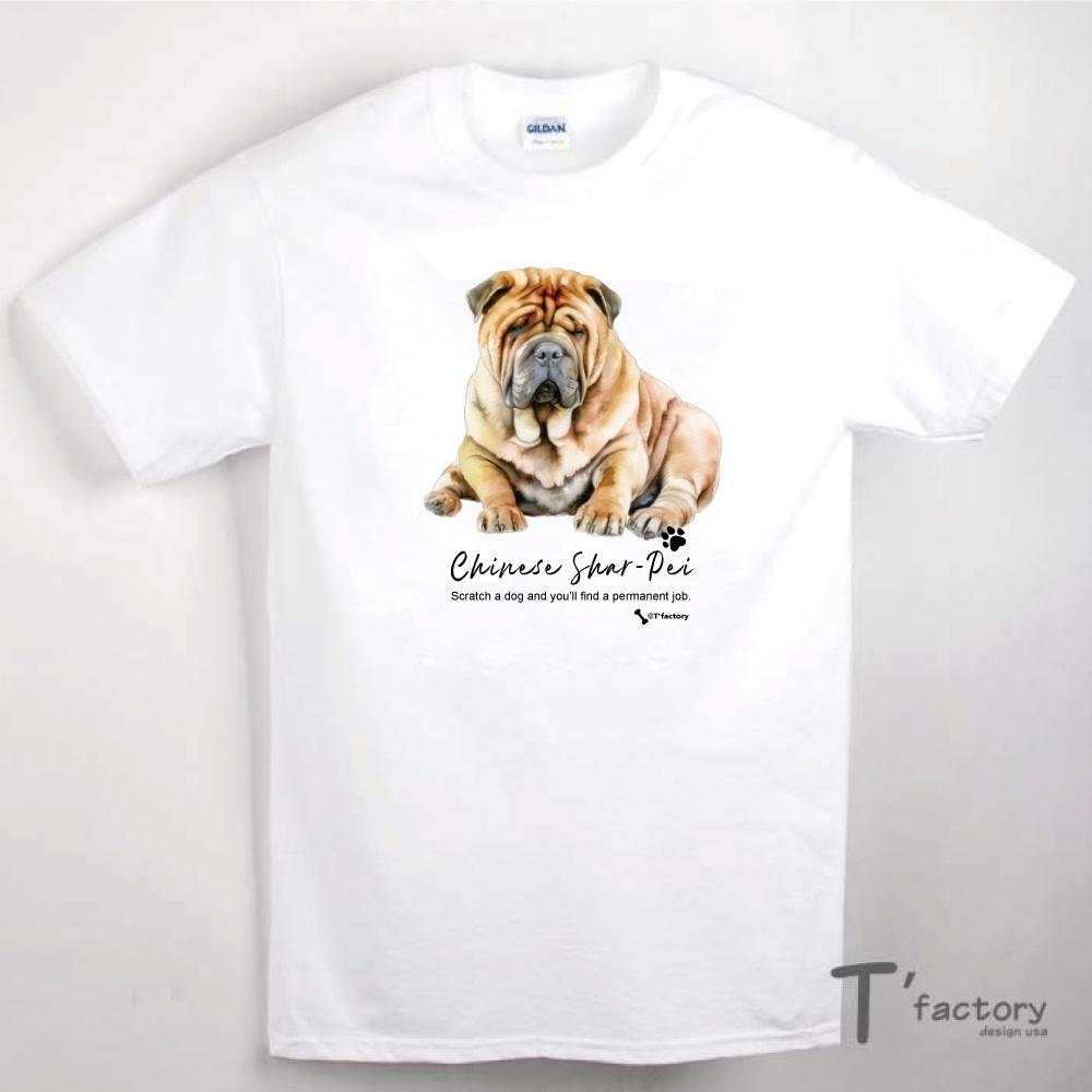 【T＇factory】沙皮狗 成人S/M/L/XL號 新版GILDANT恤 100%純美國棉Tee 現貨-細節圖2