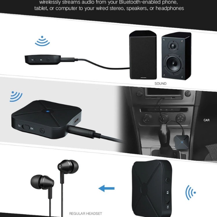 【Ｅ小舖】【台灣出貨】2合1藍牙發射接收器-細節圖8