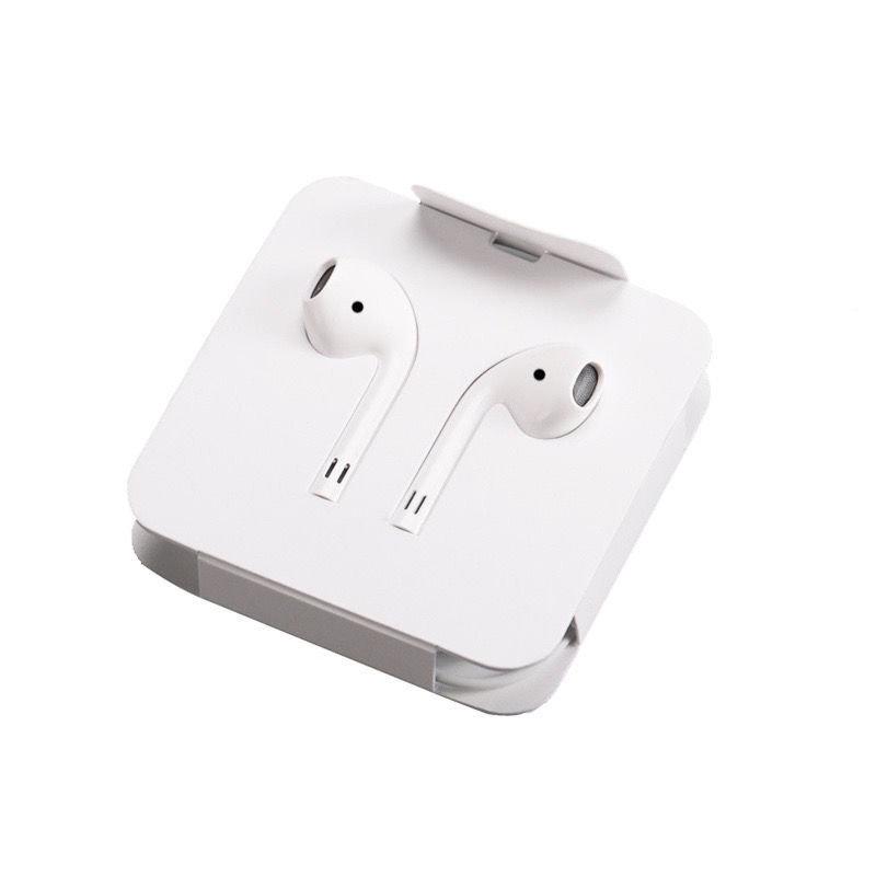 【Ｅ小舖】【台灣出貨】IPHONE直插耳機免藍芽重低音入耳式蘋果系列扁頭直插耳機-細節圖5